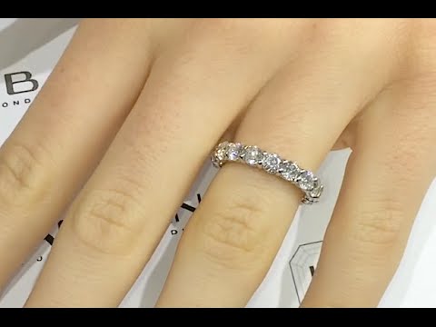 3.40 сt Round Diamond Eternity Band