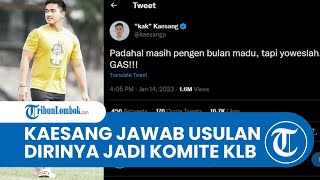 Kaesang Diusulkan Persebaya Jadi Ketua Komite Pemilihan KLB PSSI, Kaesang: Masih Pengen Bulan Madu