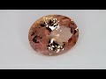 Morganite taglio ovale, 20.72 ct Video 1