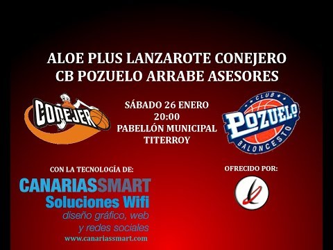 Baloncesto: EBA: Aloe Plus Lanzarote @CBConejero vs @CBPozuelo