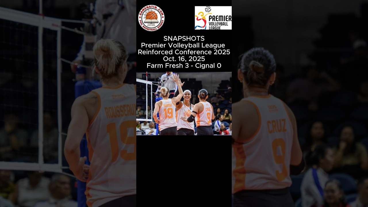 Snapshots: PVL Reinforced Conference - Farm Fresh 3 - Cignal 0