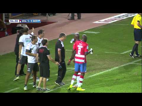 Goal of Rochina (1-1) Granada CF - Deportivo de la Coruña - HD