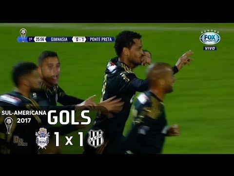Gols - Gimnasia (ARG)  1 x 1 Ponte Preta - Sul-Americana 2017
