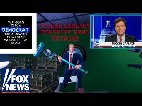 Tucker Carlson Fortnite LIVE NEWS Crash 3 Cold Open.