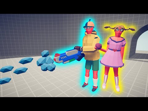 BOY AND GIRL VS EVERY UNIT | Totally Accurate Battle Simulator TABS