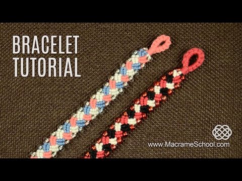 Spiral Macrame Patterns DIY Macrame Spiral Bracelets