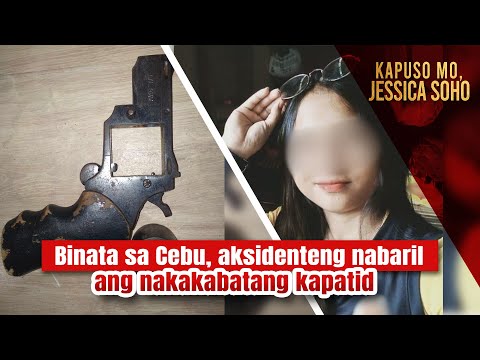 Binata sa Cebu, aksidenteng nabaril ang nakakabatang kapatid Kapuso Mo, Jessica Soho