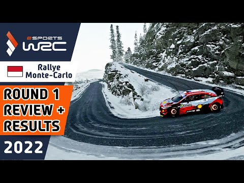 eSports WRC 2022 using WRC 10 : Rallye Monte-Carlo Review and Results