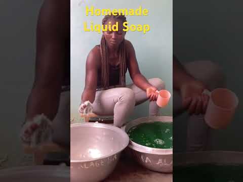 Easiest Homemade Liquid Soap Making #diy #liquidsoap