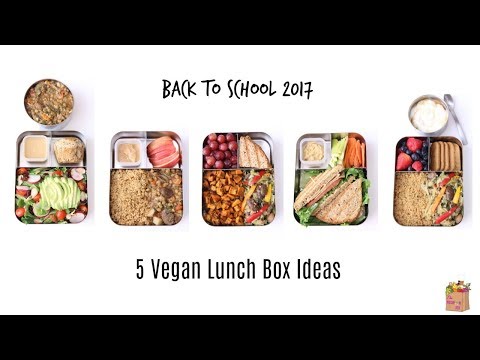 Vegan Meal Prep/School or Work Lunch Box Ideas | The Mushroom Den