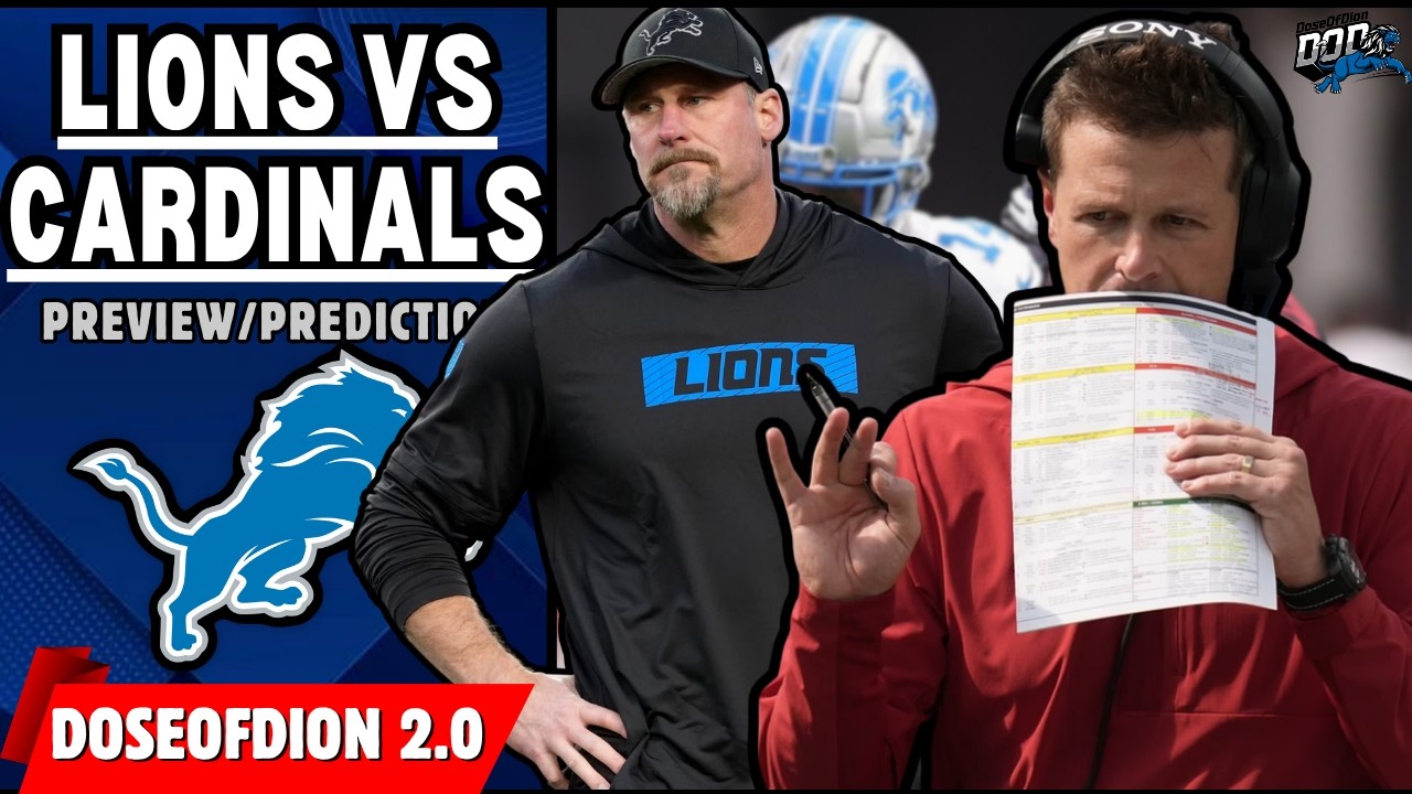 BACK TO LIONS FOOTBALL?! Lions vs Cardinals Preview & Prediction