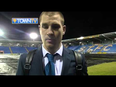 James Collins post Hartlepool United home 14/15 - Town TV