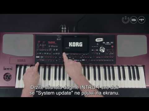 KORG Pa1000 Mediji & Ažuriranja SRB / ARD