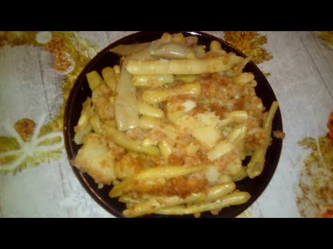 Abšmalcane mahune s krumpirom