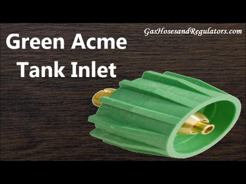 Green Acme Tank Inlet