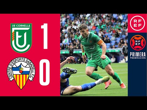 RESUMEN #PrimeraFederación | UE Cornellà 1-0 CE Sabadell FC | Grupo 2 | Jornada 37