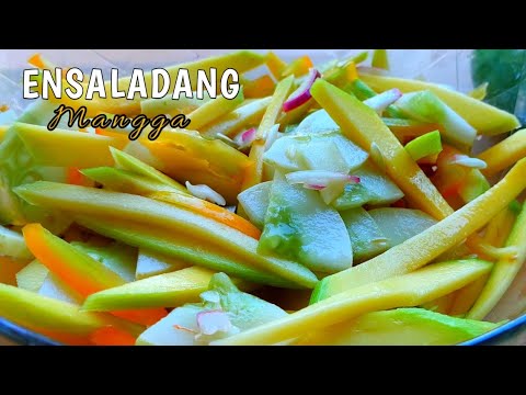 HOW TO MAKE GREEN MANGO SALAD WITH CUCUMBER | MHONAB