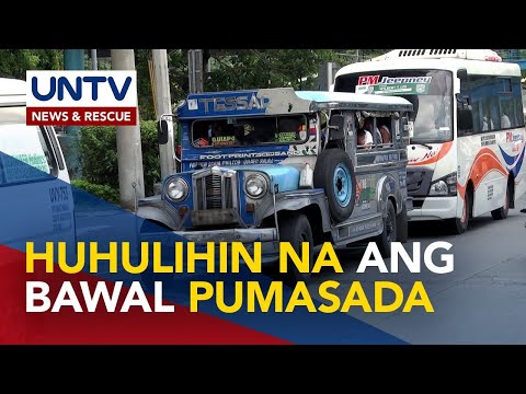 Unconsolidated PUVs, ituturing nang colorum pagkatapos ng grace period – LTFRB
