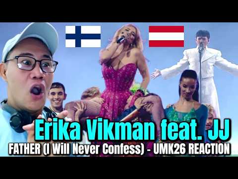 Erika Vikman feat. JJ – FATHER (I Will Never Confess) - UMK26 REACTION