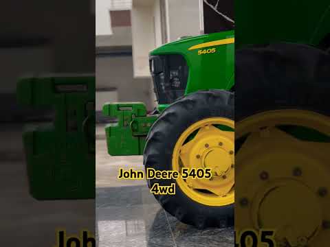John Deere tractor 5405 4wd #tractor #farming #agriculture
