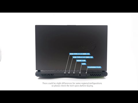 🔄 ASUS ROG Strix G17 G713R (2022) - Ports info and 360º look