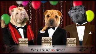The Three Old Tenors E-Card (Singing Dogs)