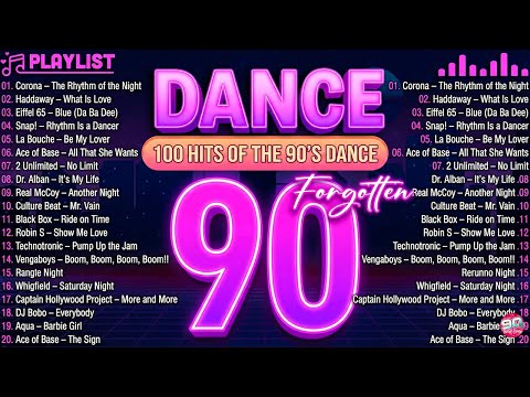 Haddaway, Corona, La Bouche, Culture Beat, Masterboy, Alice Deejay, Gala Best 🔥90's Eurodance MIX