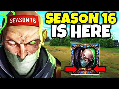 SEASON 16 IS HERE AND SINGED IS A COMPLETE MENACE! (NEW LEVEL 20 & TOP LANE QUESTS)