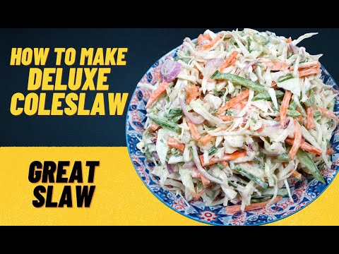 How To Make Coleslaw | Crispy Easy Slaw | Salad Recipes