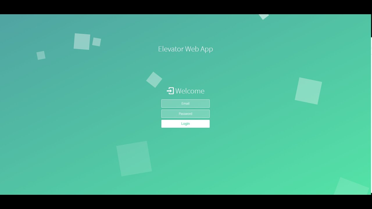 Thumbnail of the video walkthrough of the Elevator Service Manager application