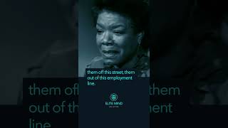Maya Angelou on aspects of racism.
