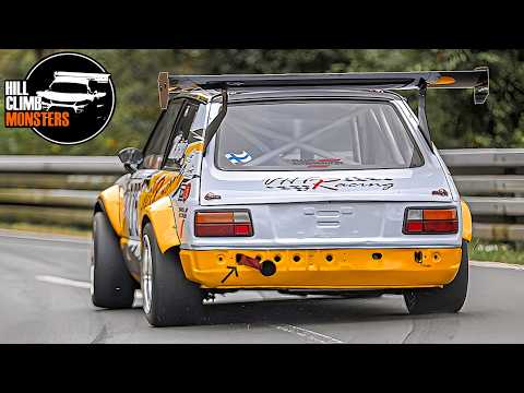 740Kg TOYOTA Starlet V8 Hayabusa || 11.000Rpm F1 Sound & CRASH