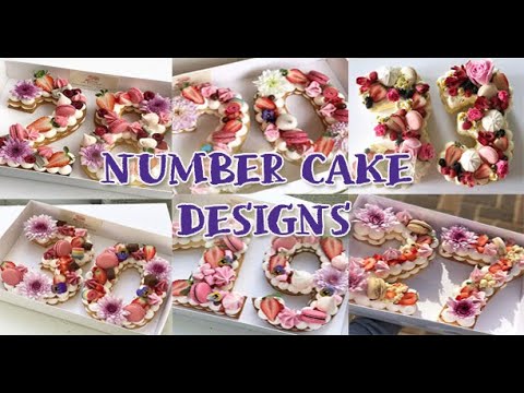 Number Cake Designs Compilation