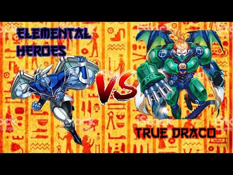 Yugioh Locas Feature! HEROES vs True Draco!!!!