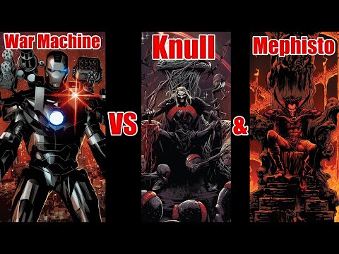 War Machine Vs Knull & Mephisto World Boss Legend Showcase! (MFF)