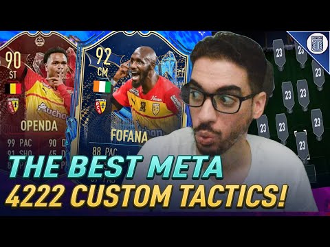 THE BEST META 4222 FORMATION & CUSTOM TACTICS FOR FIFA 23 ULTIMATE TEAM
