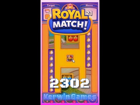 Royal Match Level 2302 - No Boosters Gameplay