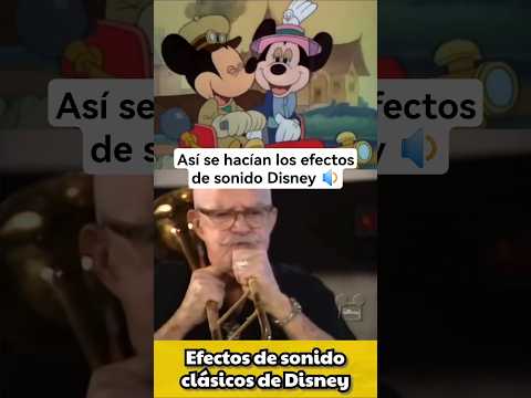 🔊Classic Disney Sound Effects | Así se hacían los efectos de sonido de Disney #disney #foley #short