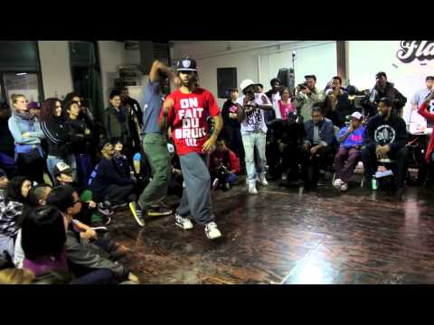 Nothing but Flavor 2012 NYC Edition Hip Hop Battle semi finals Junior boogie VS Dez