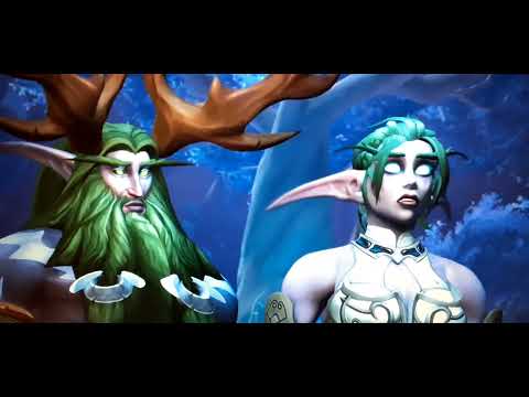 World of Warcraft Dragonflight 10.0.2 Malfurion and Tyrande Goodbye