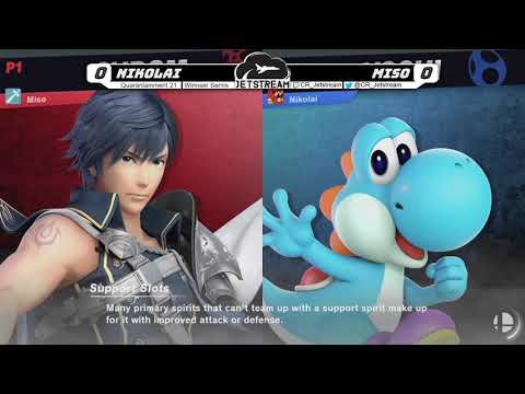 Quarantainment 21 Losers Quarters - Nikolai (Yoshi) Vs. Miso (Chrom) Smash Ultimate - SSBU