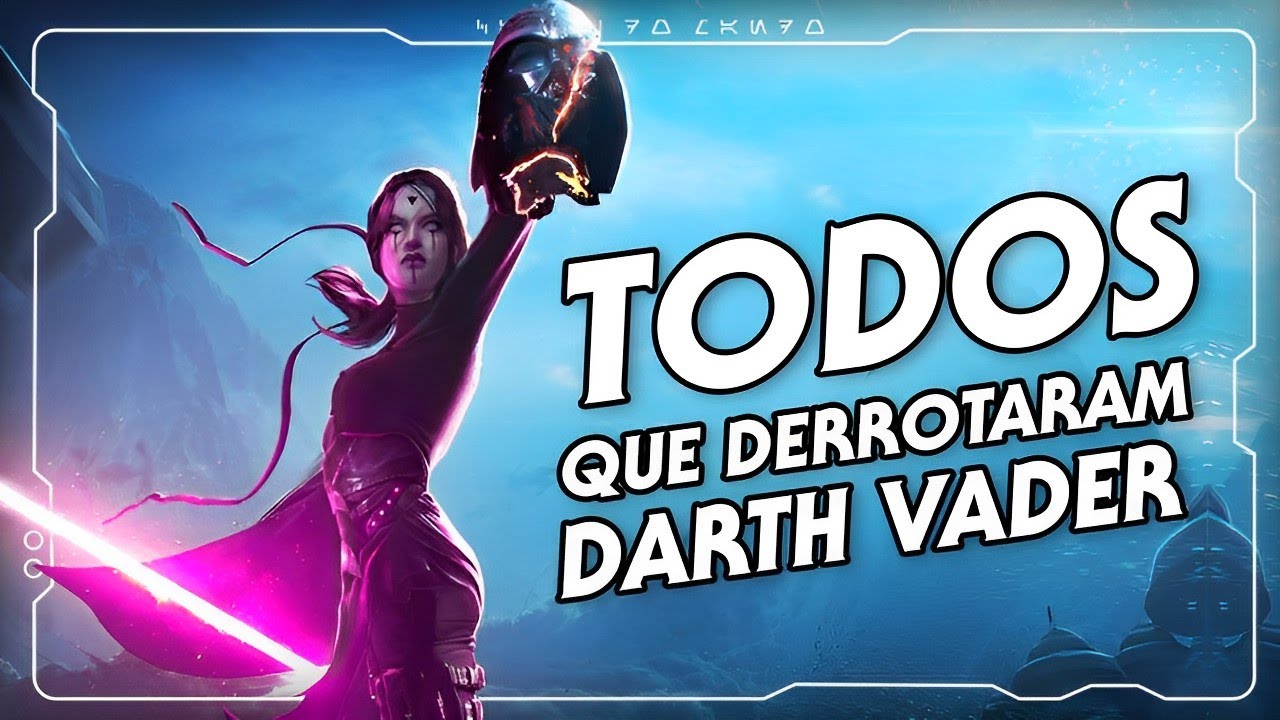 TODOS OS JEDI QUE DERROTARAM DARTH VADER | Canal do Mando