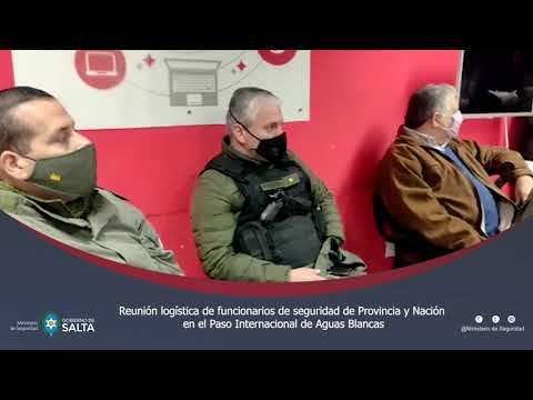 Paso Internacional de Aguas Blancas: Provincia y Nación refuerzan la seguridad