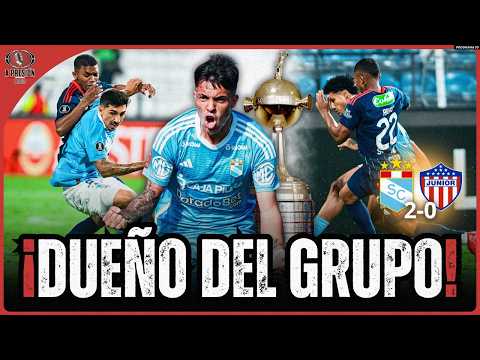 ¡DUEÑO DEL GRUPO! SPORTING CRISTAL 2-0 JUNIOR (COPA LIBERTADORES)