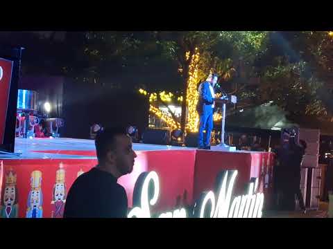 EL ALCADE MARIO DURAN EN LA INAUGURACIÓN DEL ÁRBOL DE SAN MARTIN 