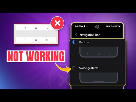 How to Fix Navigation Controls Not Working on Samsung | Navigation Bar Not Working