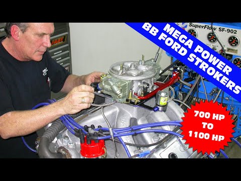 HOW TO MAKE BIG BLOCK FORD POWER PART 2! 514, 521 AND 557 CUBE BBF STROKERS. 700-1,100 HP COMBOS!
