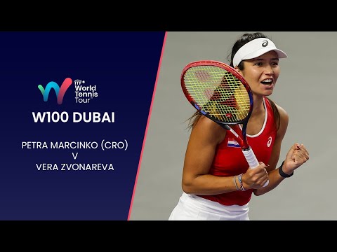 Petra Marcinko (CRO) v Vera Zvonareva | W100 Dubai | Highlights | ITF