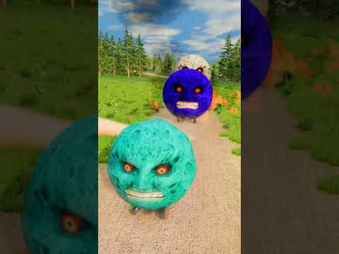 Big & Small Cars vs Giant Hand Slap - BeamNG.drive