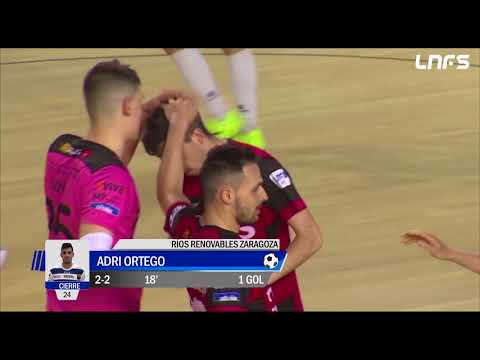 Gol Adri Ortego (2-2) Catgas Energía - Ríos Renovables Zaragoza. J30, 1Div. LNFS